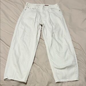 Anthropologie White High-Rise Jeans